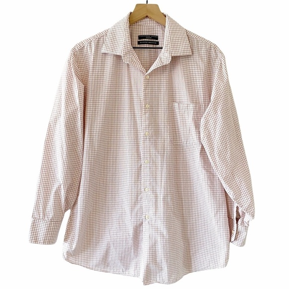 GEOFFREY BEENE Men’s Fitted Long Sleeve Dress Shirt - Picture 1 of 8